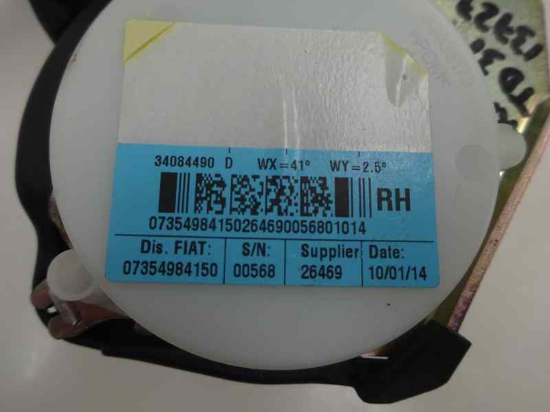 CINTURON SEGURIDAD TRASERO DERECHO FORD KA 1.2 MT 69CV | 51KW