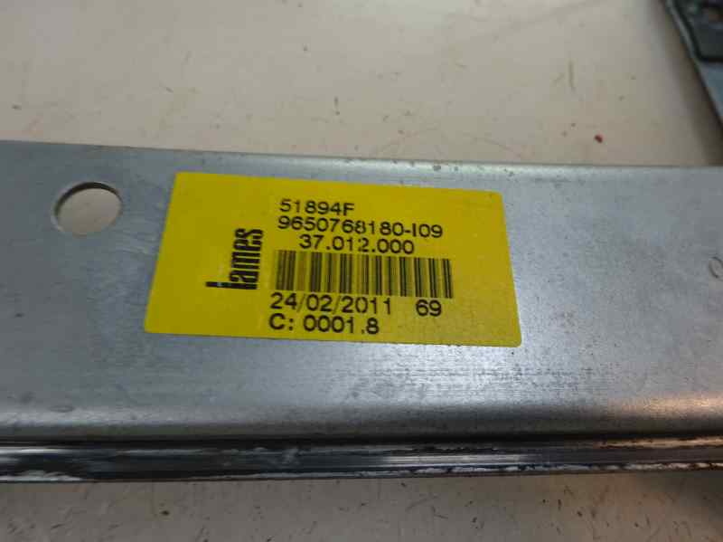 ELEVALUNAS TRASERO IZQUIERDO PEUGEOT 207 1.4 HDI MT 70CV