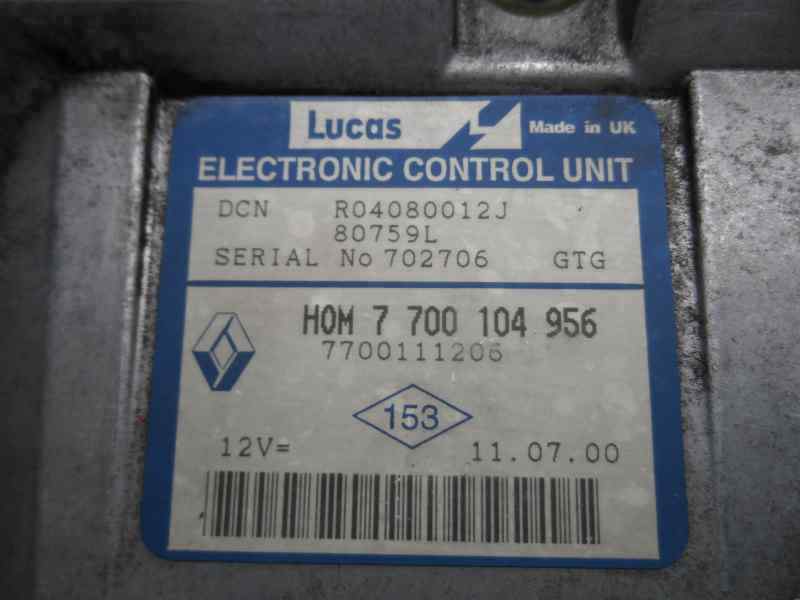 CENTRALITA MOTOR UCE RENAULT KANGOO 2000 1.9 D MT 65CV | 48KW