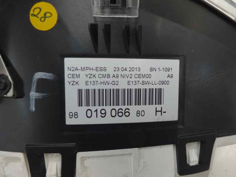 CUADRO INSTRUMENTOS PEUGEOT 208 1.2 VTI MT 82CV
