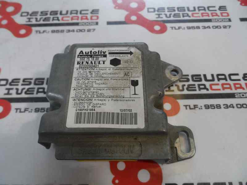 CENTRALITA AIRBAG RENAULT KANGOO 2002 1.9 MT 4WD 80CV | 59KW