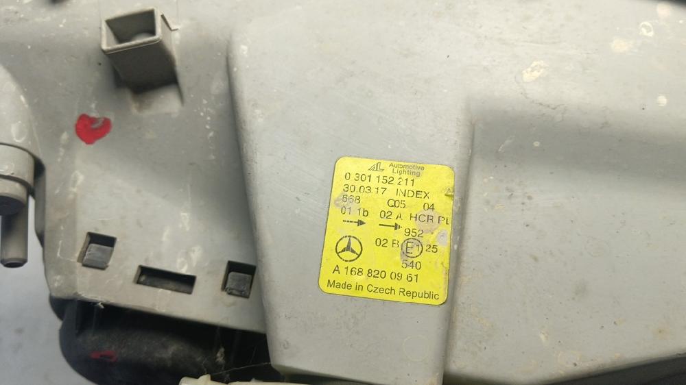 FARO IZQUIERDO MERCEDES BENZ CLASE A 2000 1.7 A 160 CDI MT 60CV