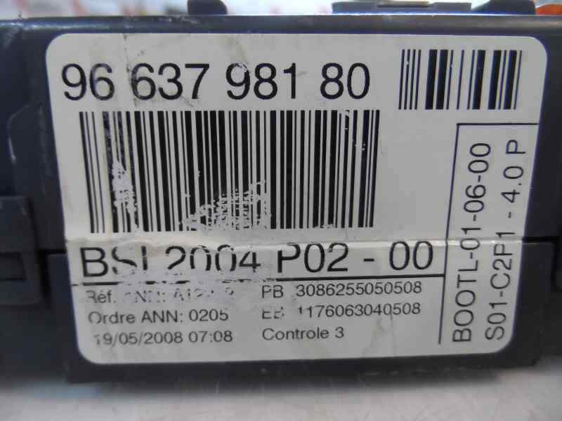 CAJA RELES FUSIBLES PEUGEOT 308 1.6 HDI MT 90CV