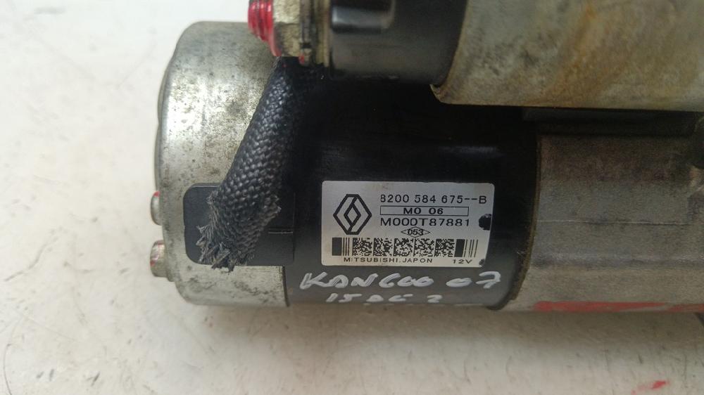 MOTOR ARRANQUE RENAULT KANGOO 1.5 DCI MT 68CV | 50KW