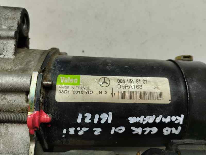 MOTOR ARRANQUE MERCEDES BENZ CLASE CLK 2001 2.3 CLK 230 MT 197CV