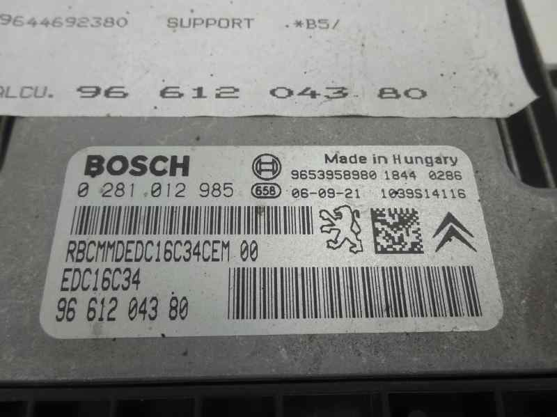 CENTRALITA MOTOR UCE CITROEN C4 2006 1.6 HDI MT 110CV