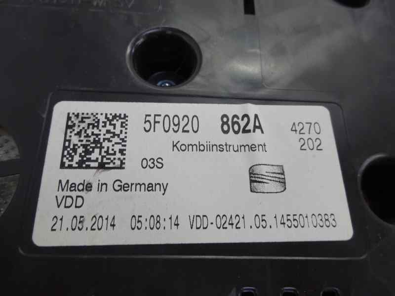 CUADRO INSTRUMENTOS SEAT LEON 1.6 TDI MT 105CV