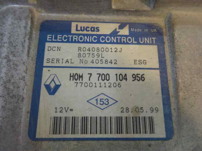 CENTRALITA MOTOR UCE RENAULT KANGOO 1.9 D MT 65CV | 48KW