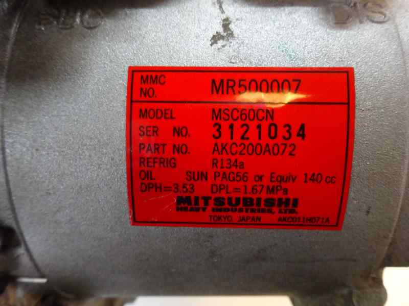 COMPRESOR AIRE ACONDICIONADO MITSUBISHI COLT 1.6 MT 103CV | 76KW