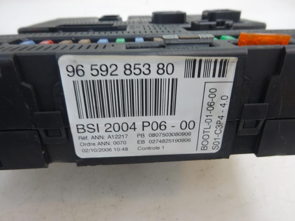 CAJA RELES FUSIBLES PEUGEOT 207 2006 1.4 HDI MT 70CV