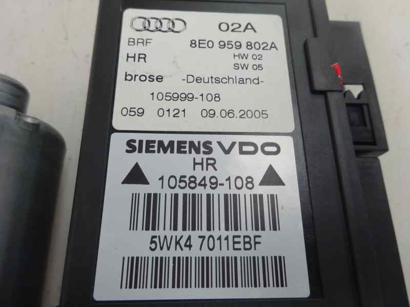 MOTOR ELEVALUNAS TRASERO DERECHO AUDI A4 2.0 TDI MT 140CV | 103KW