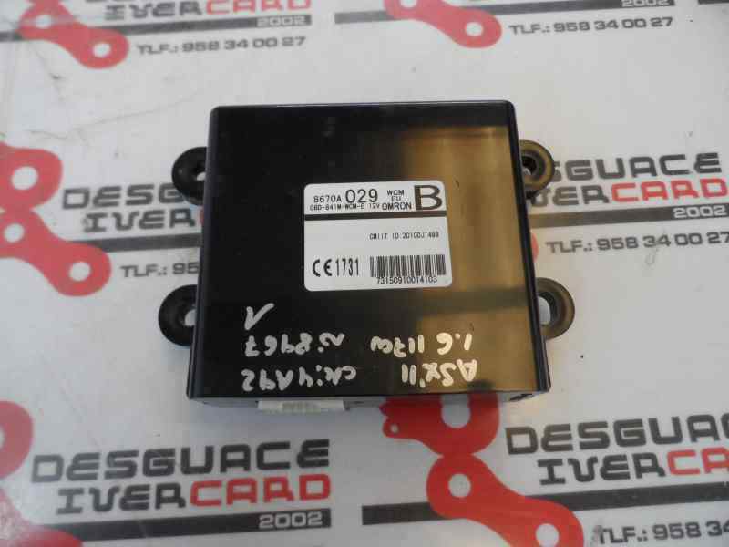MODULO ELECTRONICO MITSUBISHI ASX 1.6 MT 2WD 117CV