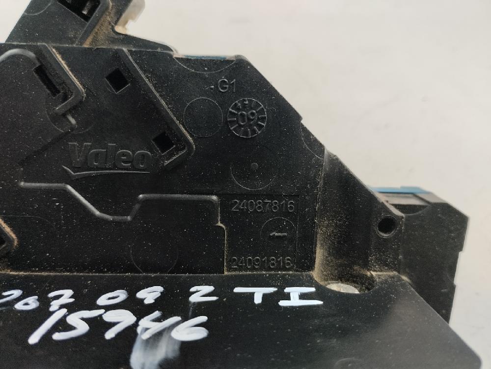 CERRADURA PUERTA TRASERA IZQUIERDA PEUGEOT 207 1.6 HDI MT 90CV