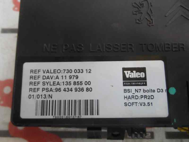 CAJA RELES FUSIBLES CITROEN XSARA 1.9 D MT 71CV