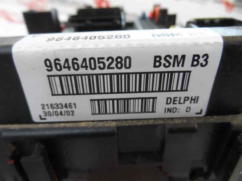 CAJA RELES FUSIBLES PEUGEOT 406 2.0 HDI MT 90CV