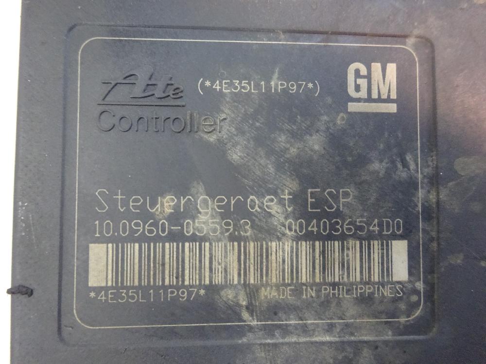 ABS OPEL ZAFIRA 1.9 CDTI MT 120CV