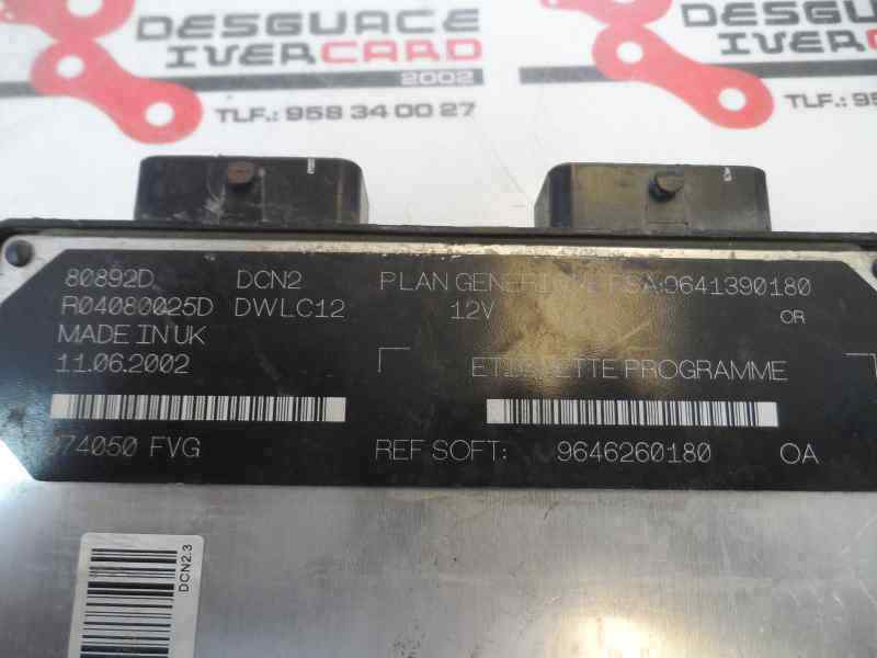 CENTRALITA MOTOR UCE PEUGEOT PARTNER 1.9 MT 69CV | 51KW