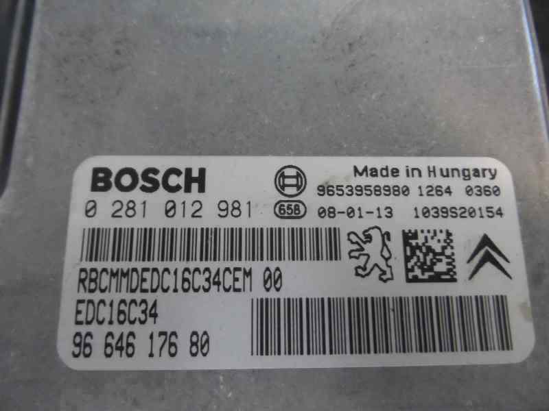CENTRALITA MOTOR UCE CITROEN C4 PICASSO 1.6 HDI AMT 109CV