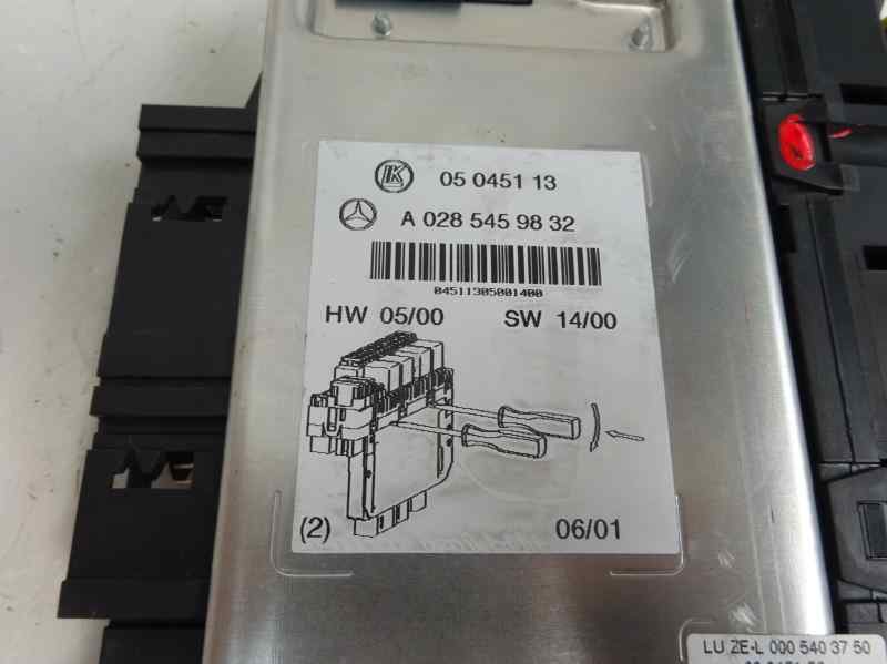 CAJA RELES FUSIBLES MERCEDES BENZ CLASE S 2002 3.2 S 320 CDI 5G-TRONIC 197CV