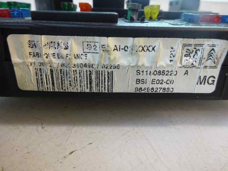 CAJA RELES FUSIBLES PEUGEOT 206 1.9 D MT 70CV