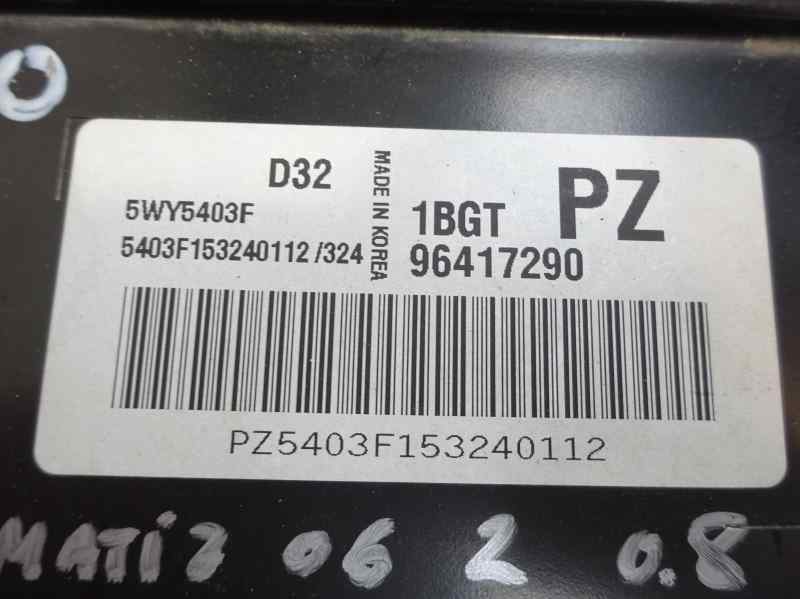 CENTRALITA MOTOR UCE CHEVROLET MATIZ 0.8 MT 51CV