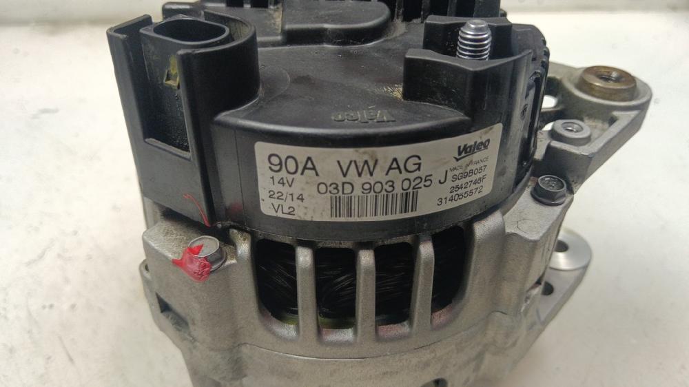 ALTERNADOR SEAT IBIZA 1.2 70CV, GASOLINA, MT, ACCIONAMIENTO DELANTERO