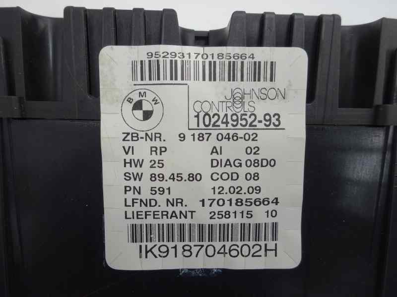 CUADRO INSTRUMENTOS BMW SERIE 1 2.0 MT 150CV | 110KW