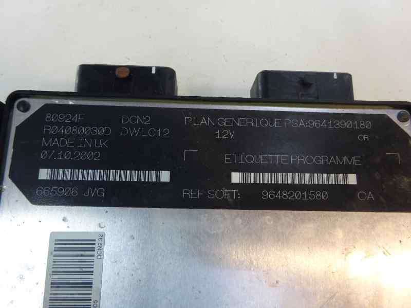 CENTRALITA MOTOR UCE PEUGEOT 206 1.9 D MT 70CV