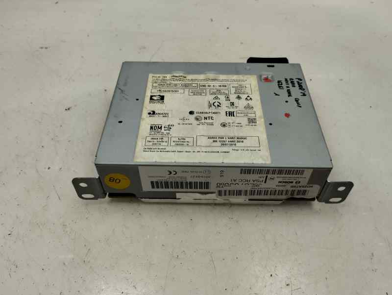 SISTEMA AUDIO RADIO CD PEUGEOT 2008 1.2 VTI MT 82CV