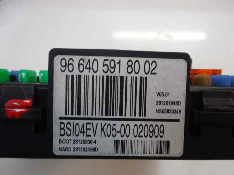 CAJA RELES FUSIBLES CITROEN C4 2009 1.6 HDI MT 90CV