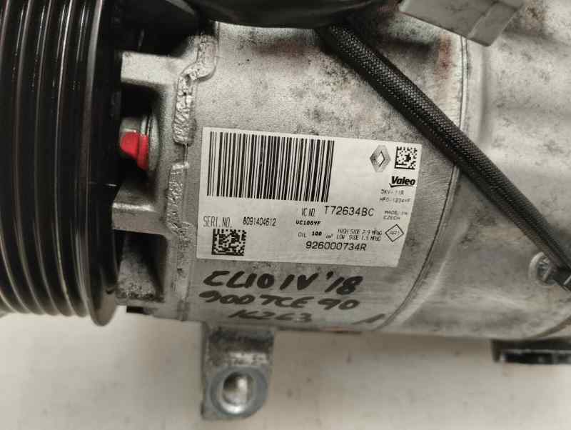 COMPRESOR AIRE ACONDICIONADO RENAULT CLIO 0.9 TSE MT 90CV