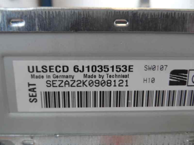 SISTEMA AUDIO RADIO CD SEAT IBIZA 1.6 TDI MT 90CV