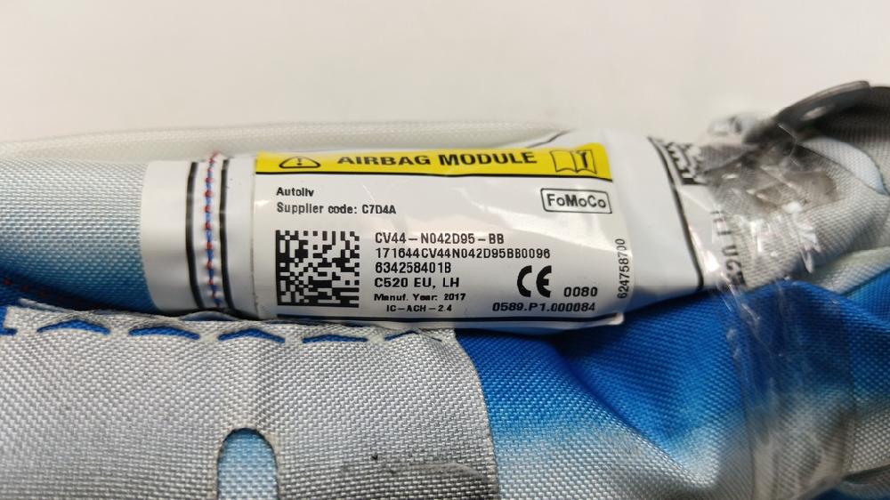 AIRBAG CORTINA DELANTERO IZQUIERDO FORD KUGA 2017 1.5 MT 120CV