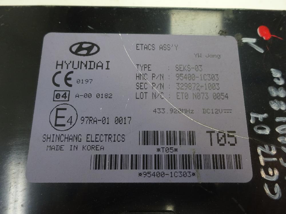 MODULO ELECTRONICO HYUNDAI GETZ 1.5 CRDI MT 88CV