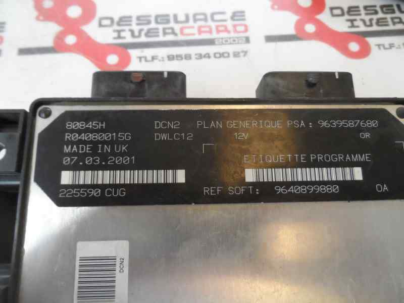 CENTRALITA MOTOR UCE PEUGEOT 206 1.9 D MT 70CV