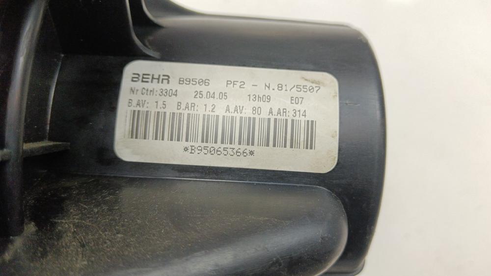MOTOR CALEFACCION PEUGEOT 307 1.6 HDI MT 90CV