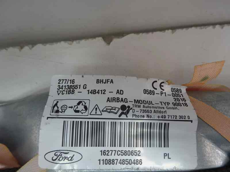 AIRBAG CORTINA DELANTERO IZQUIERDO FORD FIESTA 2016 1.25 MT 82CV