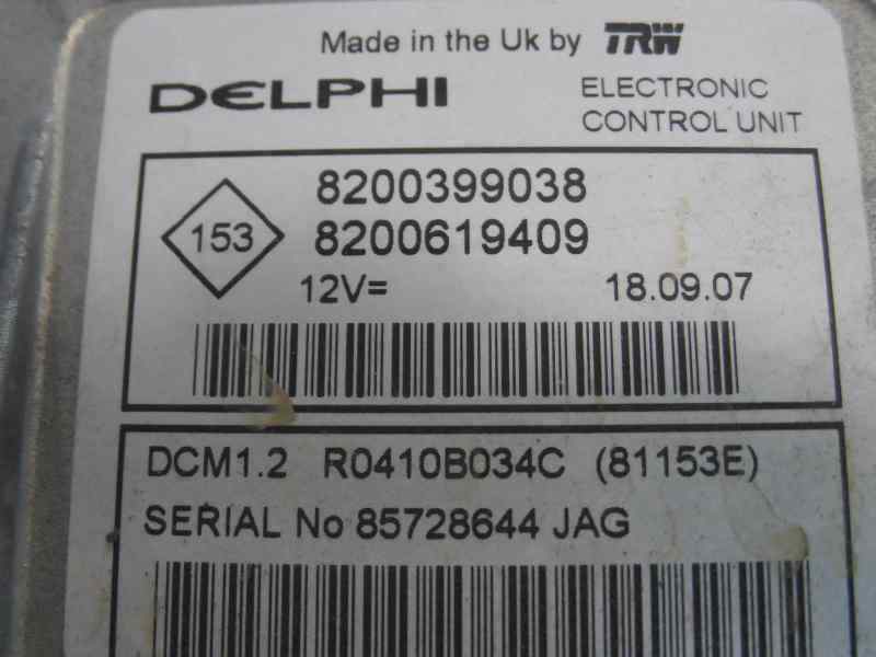 CENTRALITA MOTOR UCE RENAULT CLIO 1.5 DCI MT 68CV
