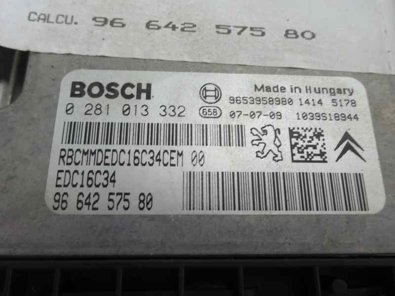 CENTRALITA MOTOR UCE CITROEN C4 2007 1.6 HDI MT 90CV
