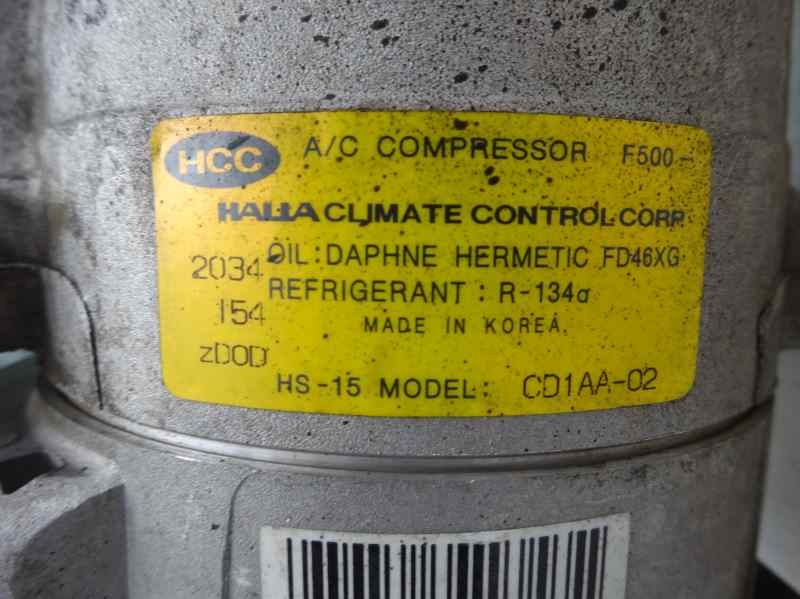 COMPRESOR AIRE ACONDICIONADO HYUNDAI MATRIX 1.6 MT 103CV | 76KW