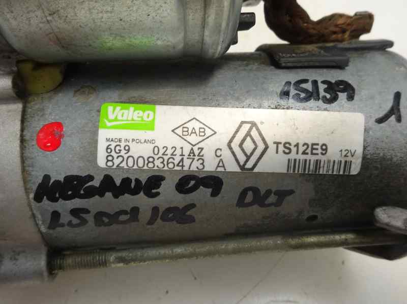 MOTOR ARRANQUE RENAULT MEGANE 2009 1.5 DCI MT 106CV | 78KW
