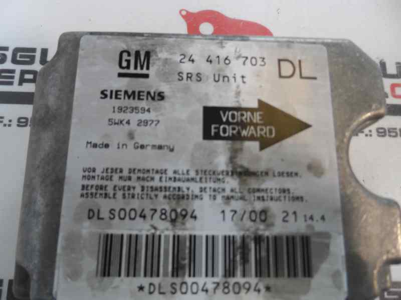 CENTRALITA AIRBAG OPEL ASTRA 2.0 DTI MT 101CV | 74KW