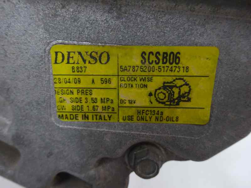 COMPRESOR AIRE ACONDICIONADO FIAT 500 1.2 MT 69CV | 51KW