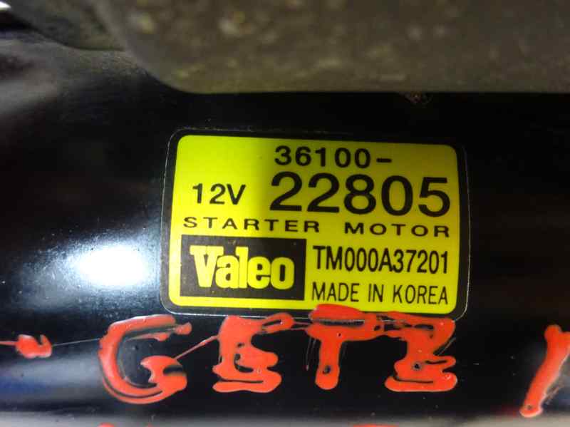 MOTOR ARRANQUE HYUNDAI GETZ 1.3 MT 82CV | 60KW