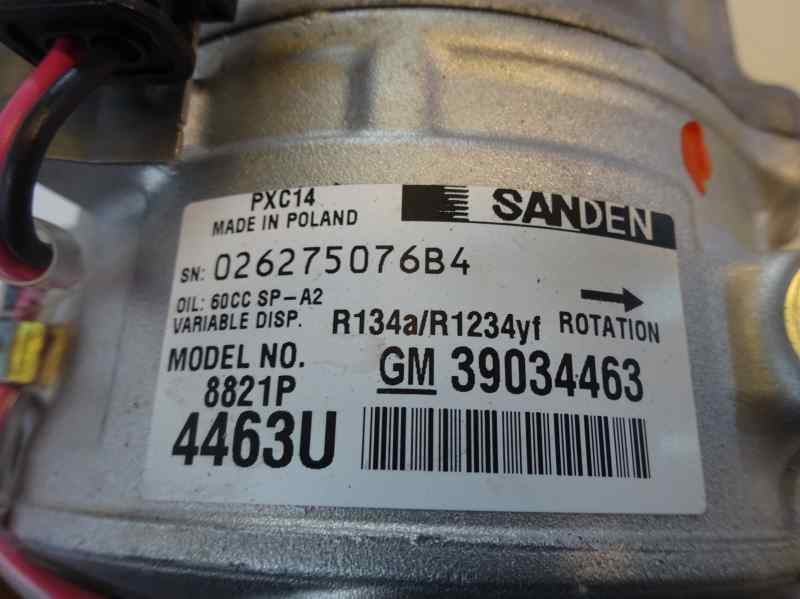 COMPRESOR AIRE ACONDICIONADO OPEL ASTRA 1.4 T MT 125CV | 92KW