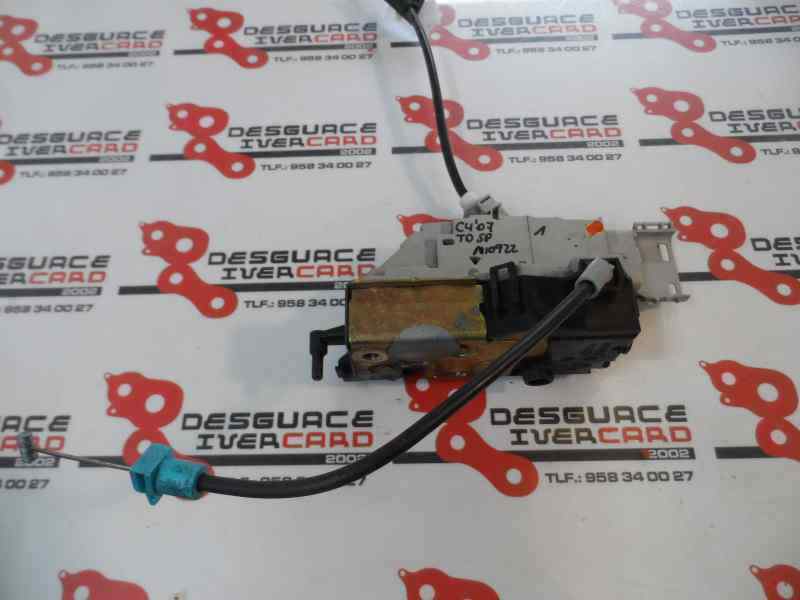 CERRADURA PUERTA TRASERA DERECHA CITROEN C4 2007 1.6 AMT 109CV | 80KW
