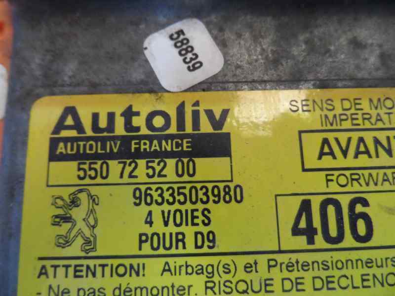 CENTRALITA AIRBAG PEUGEOT 406 2.0 HDI MT 110CV
