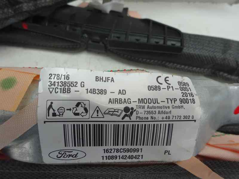 AIRBAG CORTINA DELANTERO DERECHO FORD FIESTA 1.25 MT 82CV