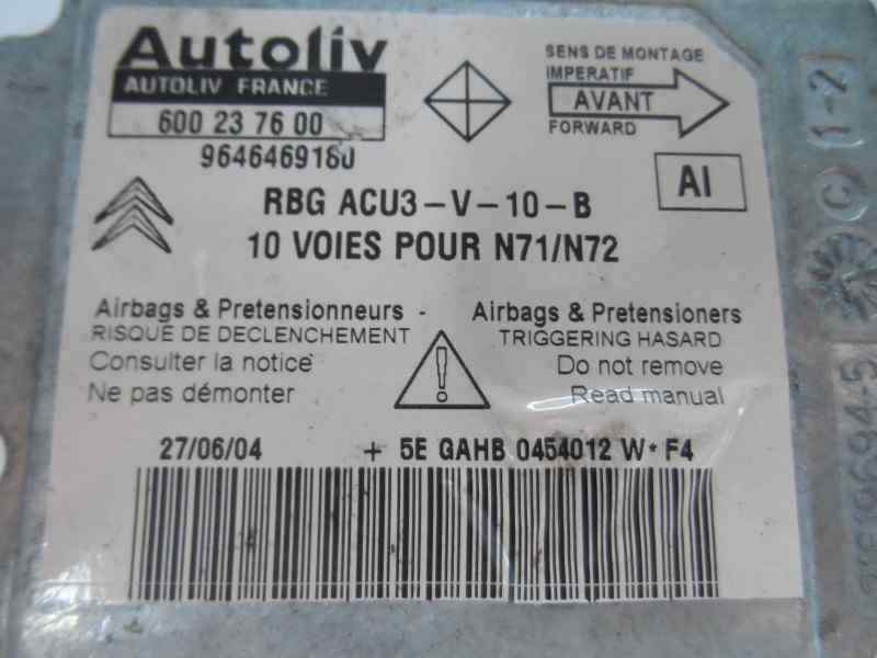 CENTRALITA AIRBAG CITROEN XSARA 1.6 MT 109CV | 80KW
