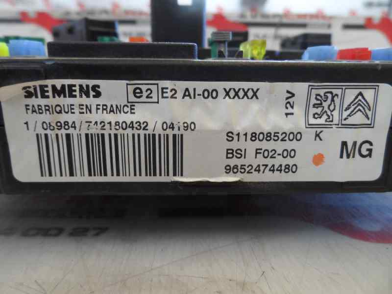 CAJA RELES FUSIBLES CITROEN C2 1.4 HDI MT 68CV